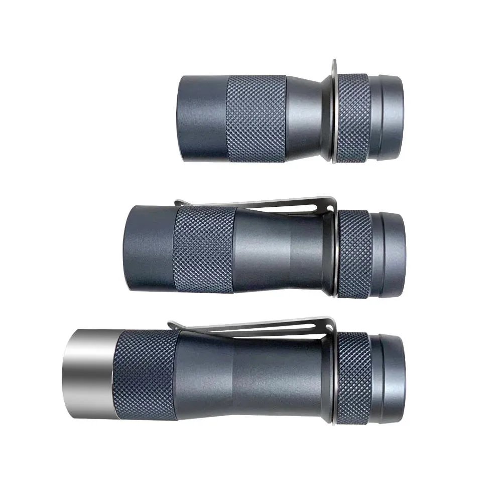 1Pcs LUMINTOP FW3A Flashlight Head Ring Stainless Steel Tactical Ring DIY Flashlight Accessories