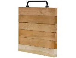 2FT X 2FT Wood Outrigger Jack Pad W/Rope Handles