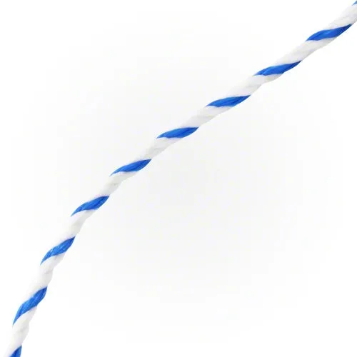 3/8" Blue and White Pool Rope - Per Foot