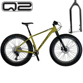 4 Season 3000 15 Pea Green W/Q2 Carbon Fork,2024 4 Season 3000 W/Q2 Carbon Fork  Mountain