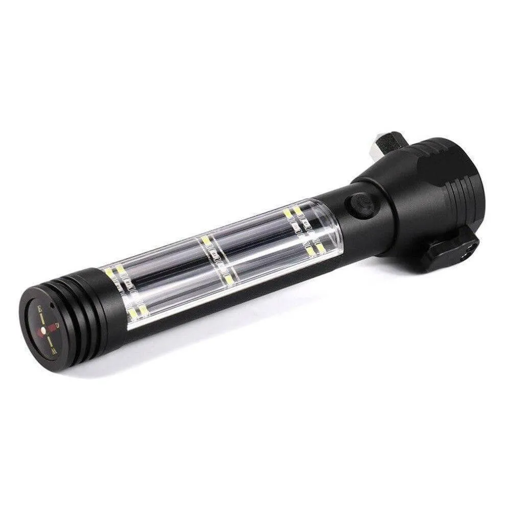 6 In 1 Solar Powered LED Flashlight