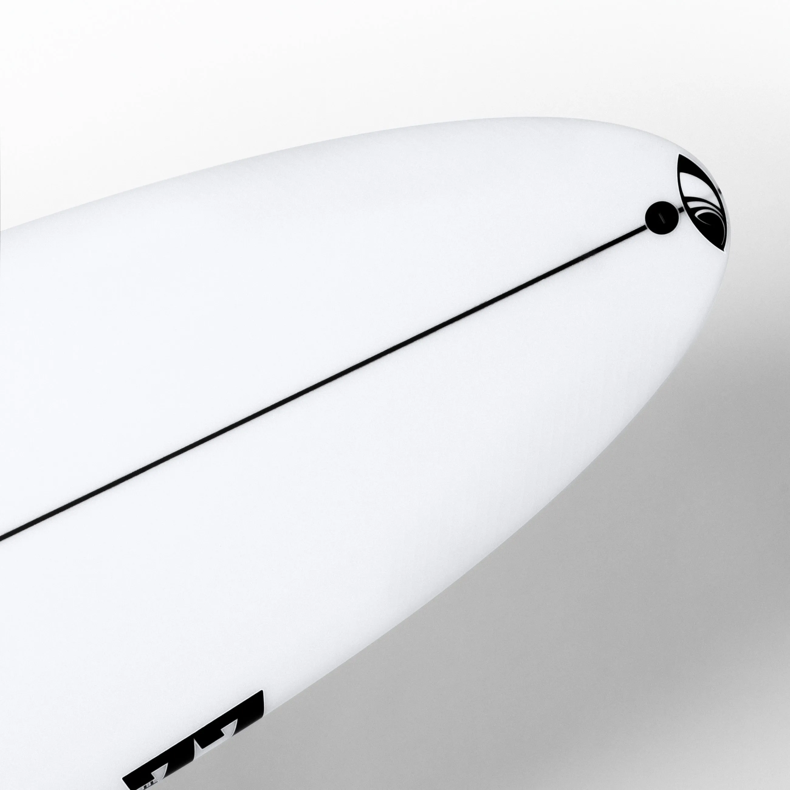 #77 5'11" x 19.25 X 2.5 - 29.15L, Round, 3x  FCS 2 Fin Boxes, PU - ID:841822