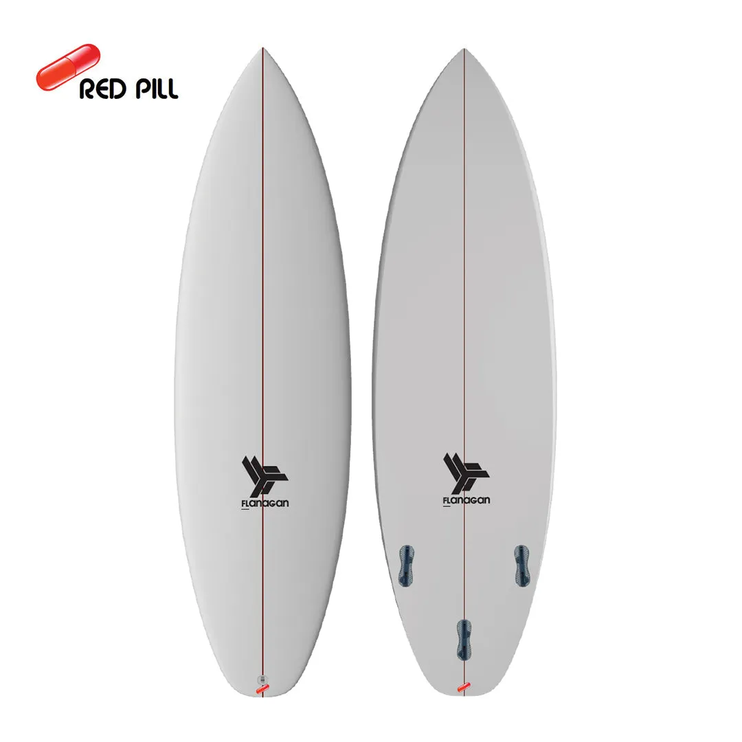 CUSTOM Flanagan RED PILL Performance Surfboard